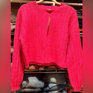 BP Cropped Sweater Pink NWT